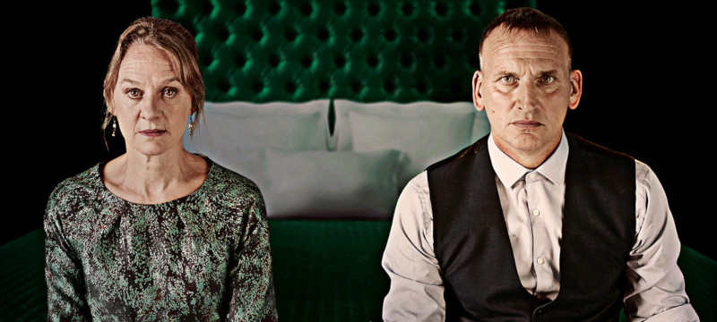 Photo of Christopher Eccleston and Niamh Cusack.