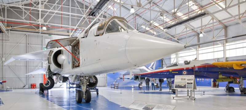 Photo of aircraft on display at RAF Museum Cosford.