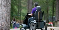 Trekinetic wheelchairs try-out at Moors Valley Country Park