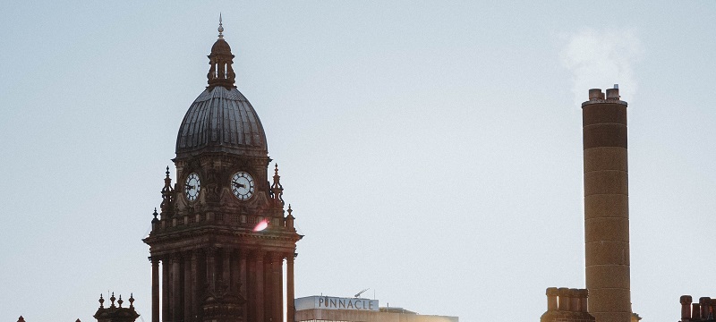 Photo of Leeds skyline.