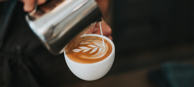 Photo of coffee being made.