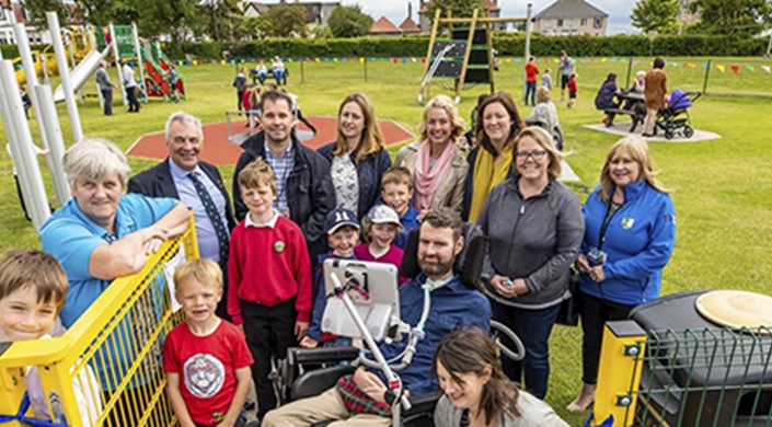 Euan Opens Accessible Play Park