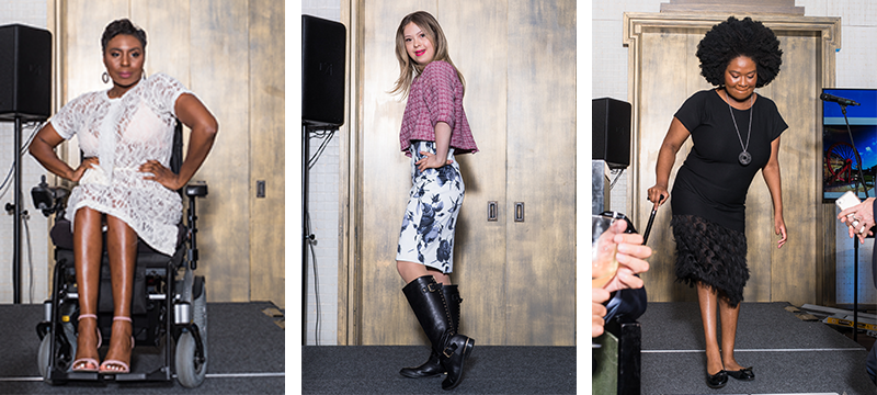 Photographs from the inclusive fashion show by Samanta Bullock