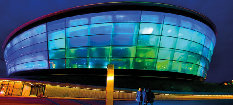 Exterior of the SSE Hydro in Glasgow