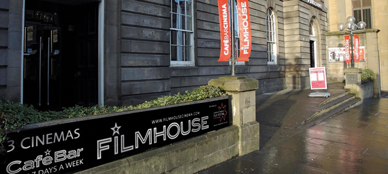 Image of the exterior of the Filmhouse.
