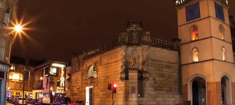 Exterior of the Tron Theatre in Glasgow.