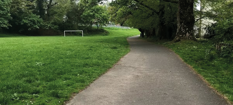 Image of a path at West Kilbride Glen