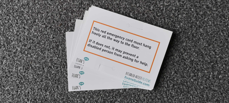 Red Cord Cards shown in a pile against a grey background.