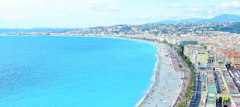 Image of the coast of Nice