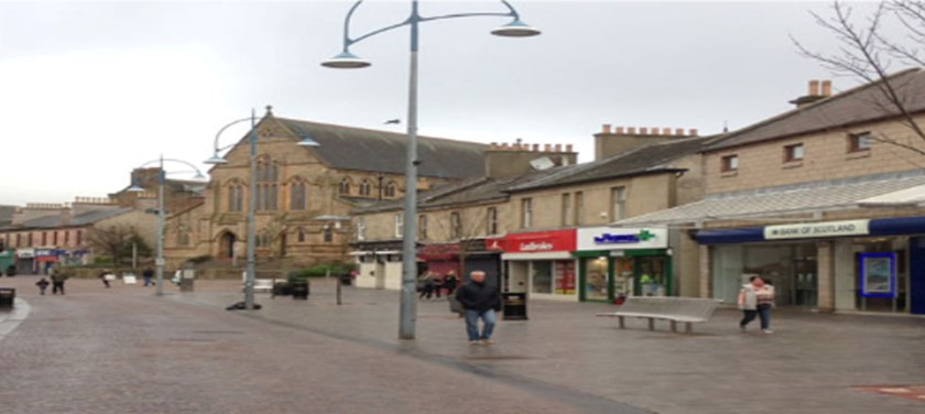 A photo of Coatbridge town centre