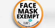 Face mask exempt badges