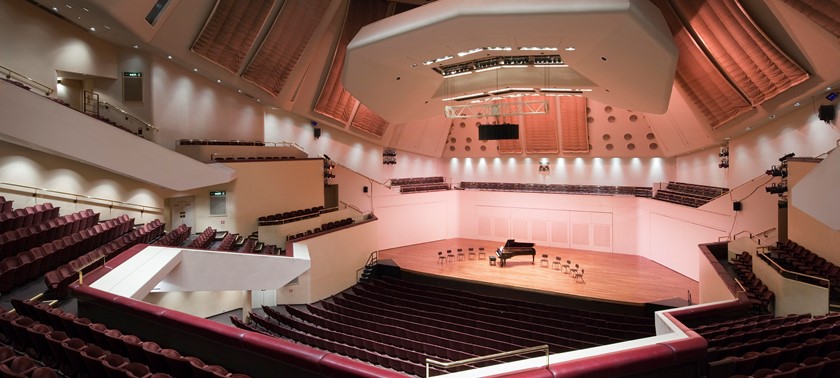 The inside of Nottingham Royal Concert Hall