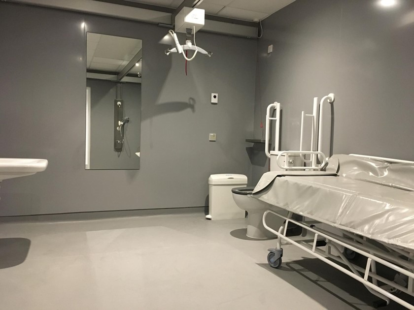 The Changing Places Toilet at V&A Dundee.