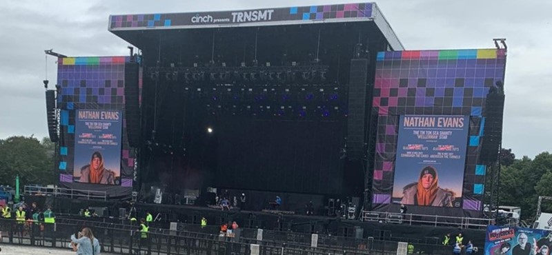 Image of the main stage at TRNSMT.