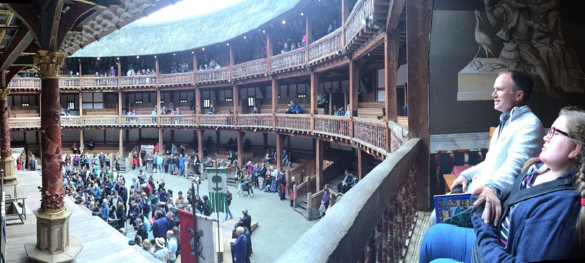 A view of Shakespeare's Theatre