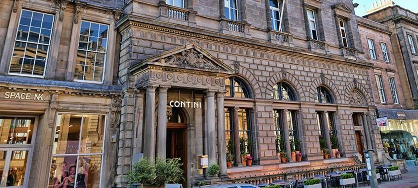 Exterior of Contini in Edinburgh