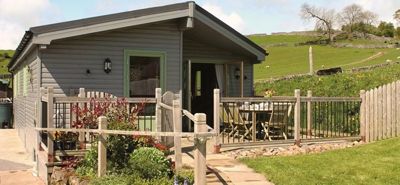 A picture of a cabin at Hoe Grange Holidays.