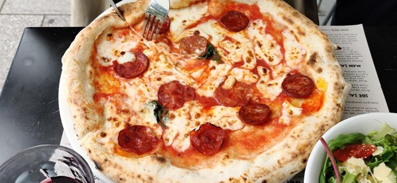 A picture of a pizza at Franco Manca