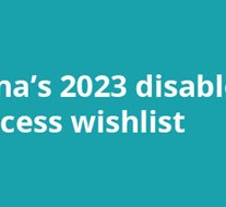 Tina's 2023 disabled access wishlist