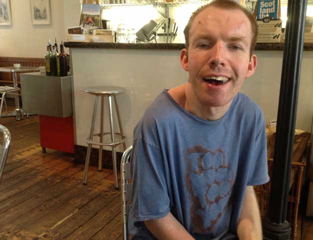 A photo of Lost Voice Guy