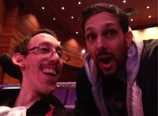 A photo of Tom and Dynamo
