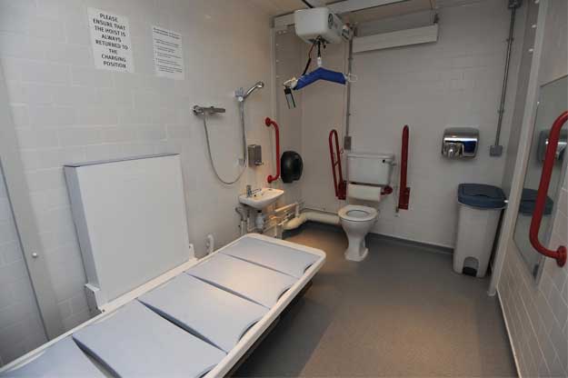 A photo of the Changing Places Toilet at Arsenal Stadium