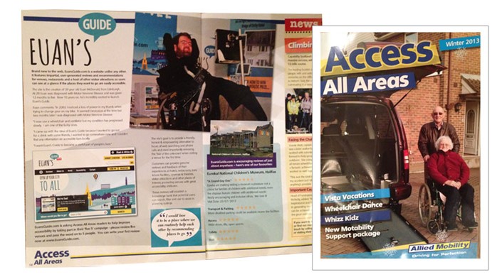 Read all about it in Access All Areas