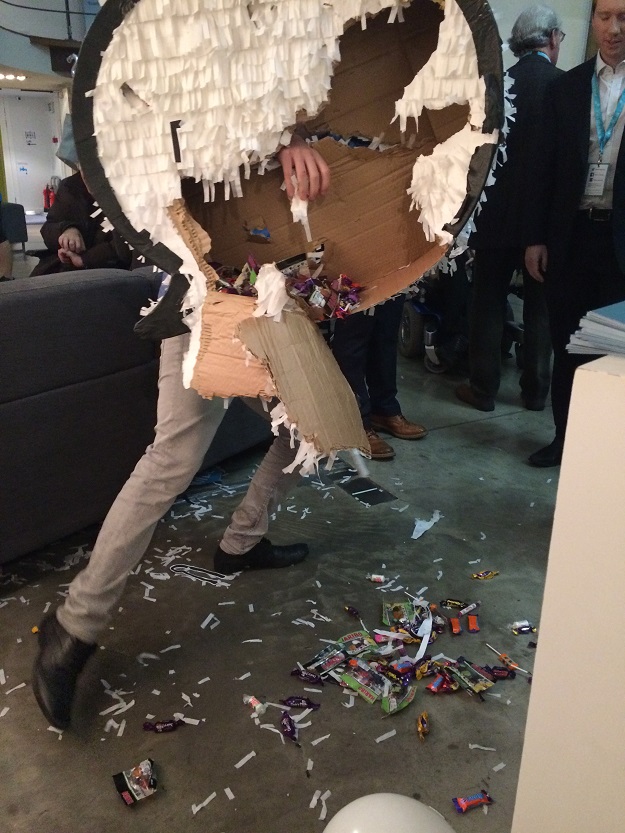 The pinata.