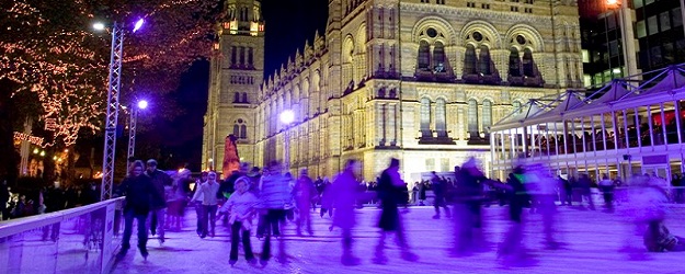 Photo of Swarovski ice rink.