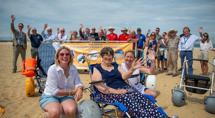 Ryde Beach Accessibility Project is officially open!