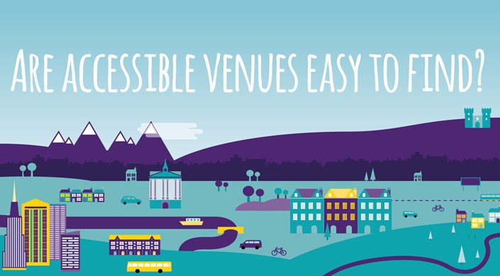 Are accessible venues easy to find?