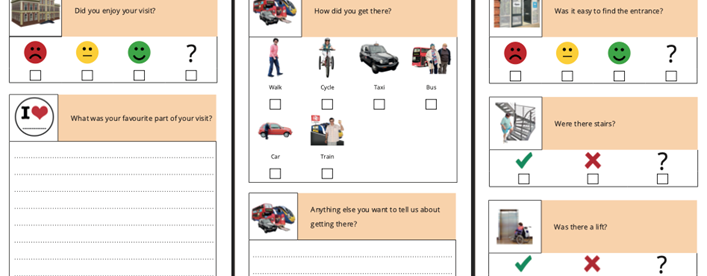Easy Read Review Forms image