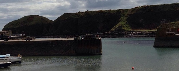Photo of harbour at Stonehaven.