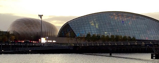 Photo of Glasgow Science Centre.