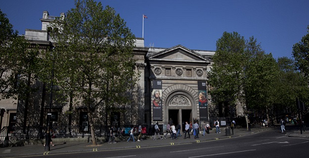 Photo of the National Portrait Gallery in London.