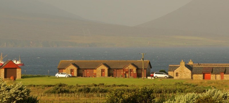 Photo of the chalets.