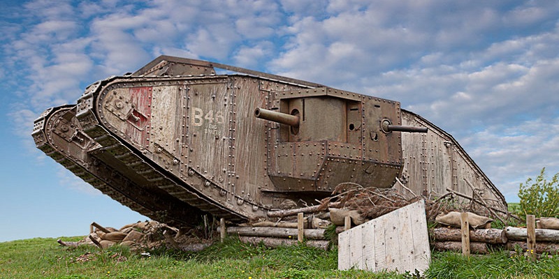 Photo of a tank.