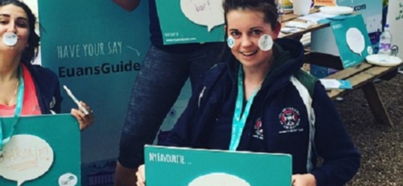 Photo of volunteers at a Euan's Guide stall.