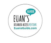 Photo of Euan's Guide car sticker.