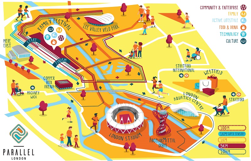 Parallel London route map.