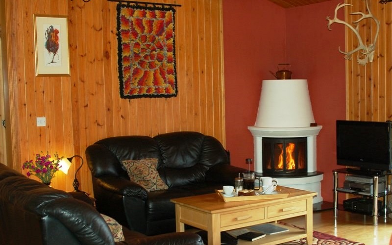 Photo of the sitting room in The Hytte.