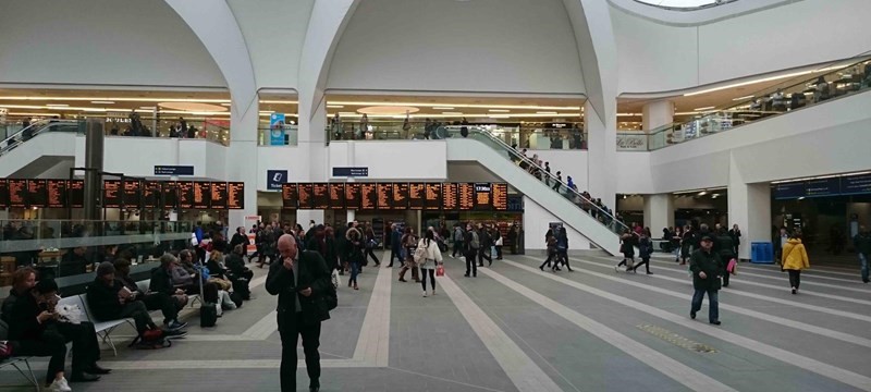 Photo of New Street Station.