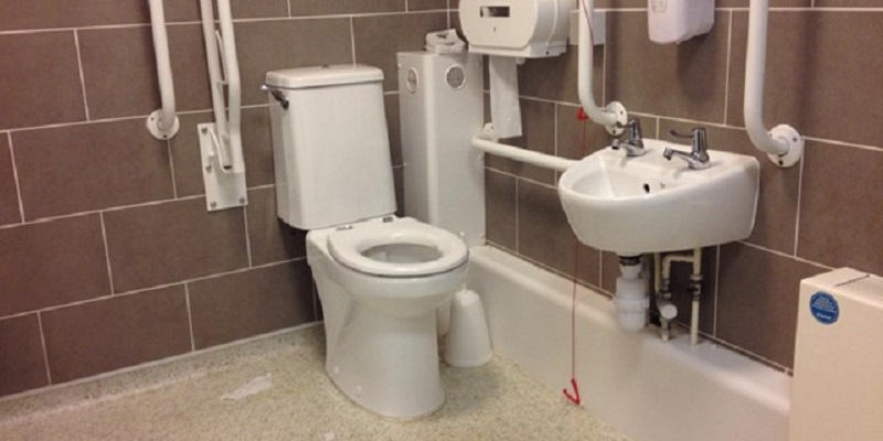 Photo of the accessible toilet at Pitt Rivers Museum.