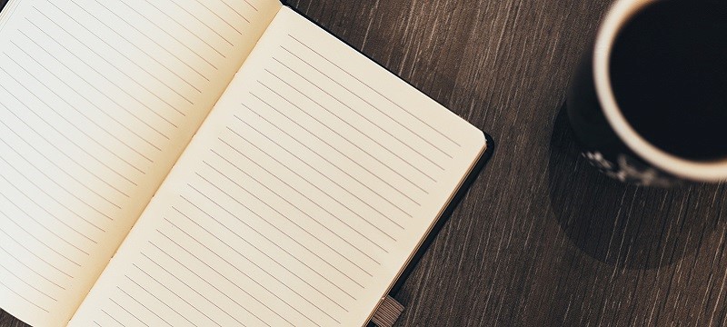 Photo of a notebook.