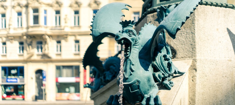 Fountain in Vienna.