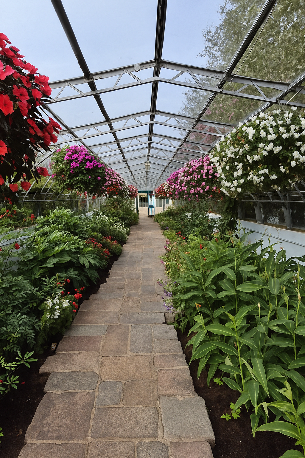 A glasshouse at Duthie Gardens