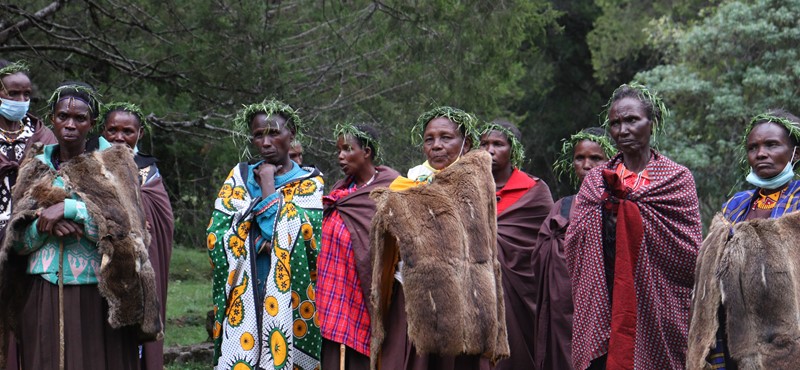 Usonog Women group led by their chairlady Leah Kawawa