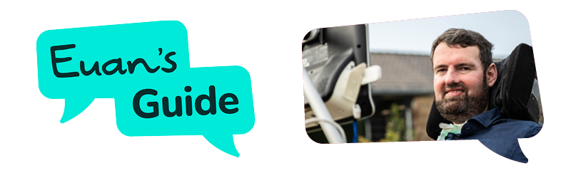 Euan's Guide Logo and Euan MacDonald MBE
