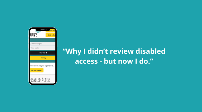 Why I didn't review disabled access on Euan's Guide - but now I do