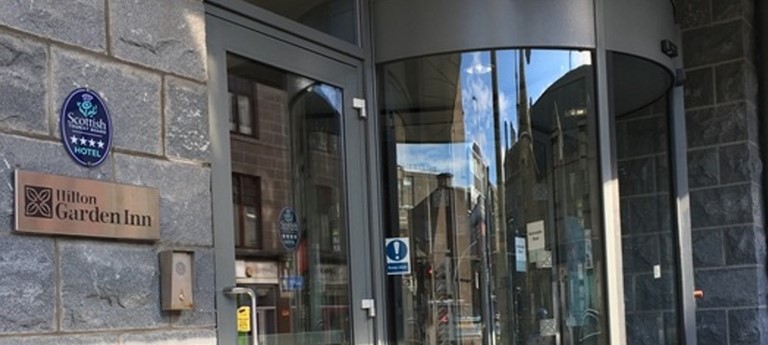Hilton Garden Inn Aberdeen City Centre Disabled Access Euans Guide